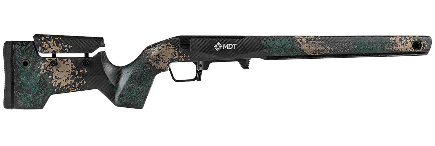 MDT CRBN Green/FDE Foam Filled Carbon Fiber Rifle Stock Remington 700 (114482HGF)