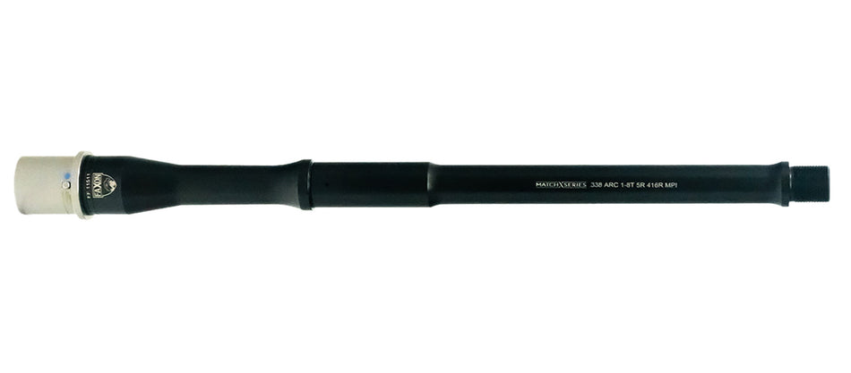Faxon Firearms 338 ARC 12.50-Inch Gunner Profile Nitride AR-15 416-R Stainless Barrel