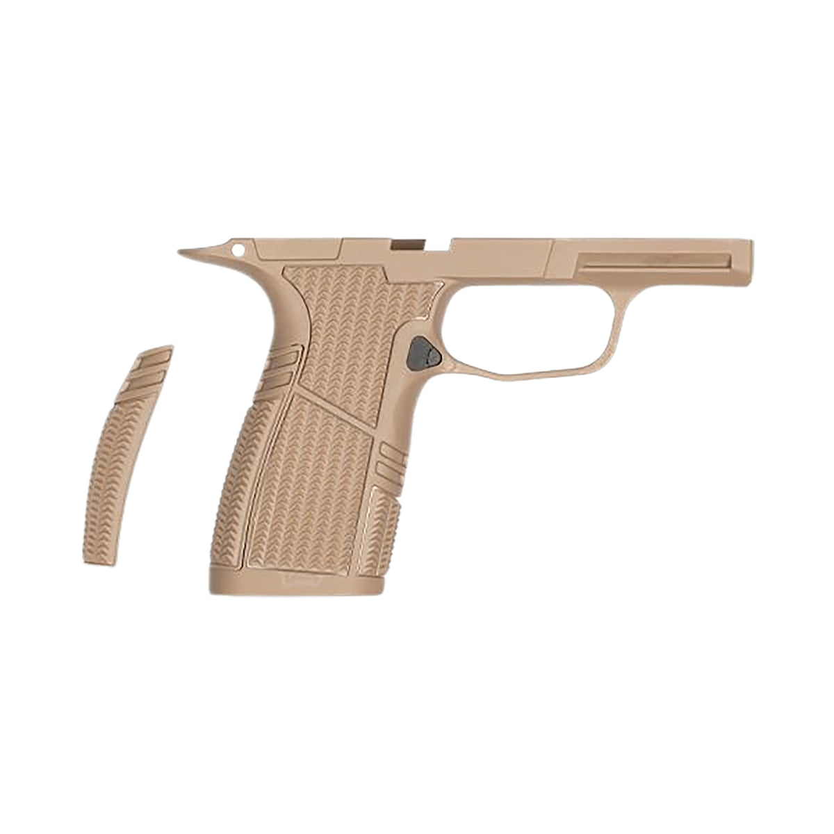 Tyrant CNC P365 Snub Nose FDE Polymer Grip Module TDP365GRMSNUBFDE
