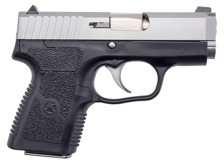 Kahr Arms CM9093N CM9 9mm Luger 6+1 3" Stainless Steel Barrel, Matte Stainless Serrated Slide, Black Polymer Frame, Black Textured Polymer Grip, Night Sights, No Safety, Right Hand