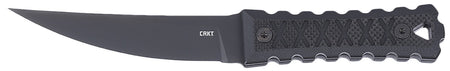 CRKT HZ4 4.76" Fixed Tanto Black TiNi SK-5 Steel Knife Textured Black G10 Handle 2924