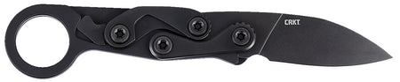 CRKT Provoke EDC 2.47" Black Oxide D2 Steel Folding Pocket Knife Black Aluminum Handle 4050K