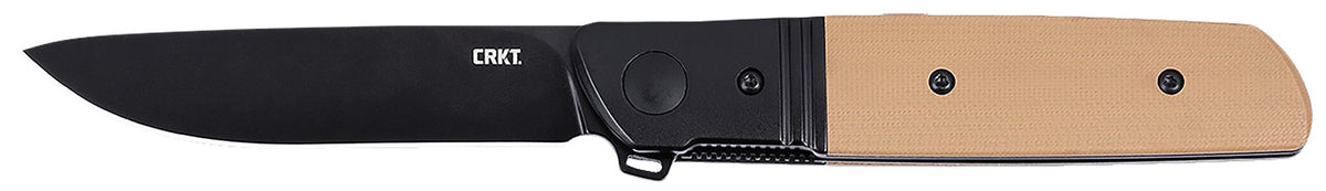 CRKT Bamboozled 3.34" Black Oxide D2 Folding EDC Knife Bronze Black G10/SS Handle 5720B