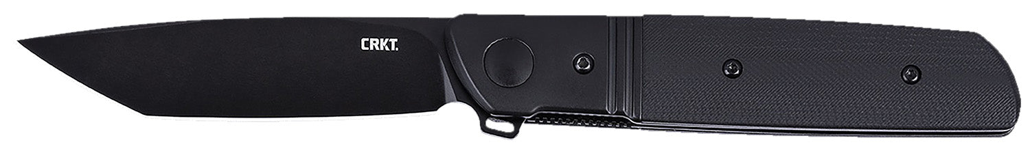 CRKT Bamboozled Tanto 3.31" Black Oxide D2 Folding EDC Knife Black G10/SS Handle 5720K