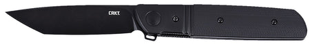 CRKT Bamboozled Tanto 3.31" Black Oxide D2 Folding EDC Knife Black G10/SS Handle 5720K