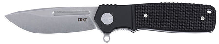 CRKT Homefront EDC Compact 2.91" Stonewashed S35VN Steel Folding Pocket Knife Black G10 Handle K246KXP