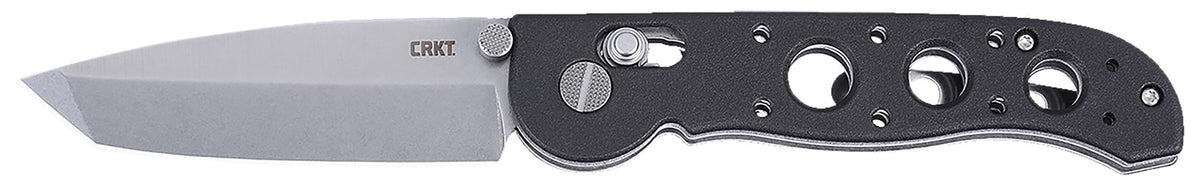 CRKT M16 Tanto 3.11" Stonewashed D2 Steel Folding Pocket Knife Black Grivory Handle M16-02X