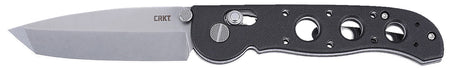 CRKT M16 Tanto 3.11" Stonewashed D2 Steel Folding Pocket Knife Black Grivory Handle M16-02X