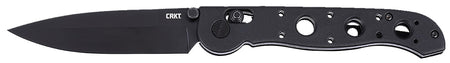 CRKT M16 EDC Spear Point 3.57" Black EDP D2 Steel Folding Knife Black Grivory Handle M16-03XK