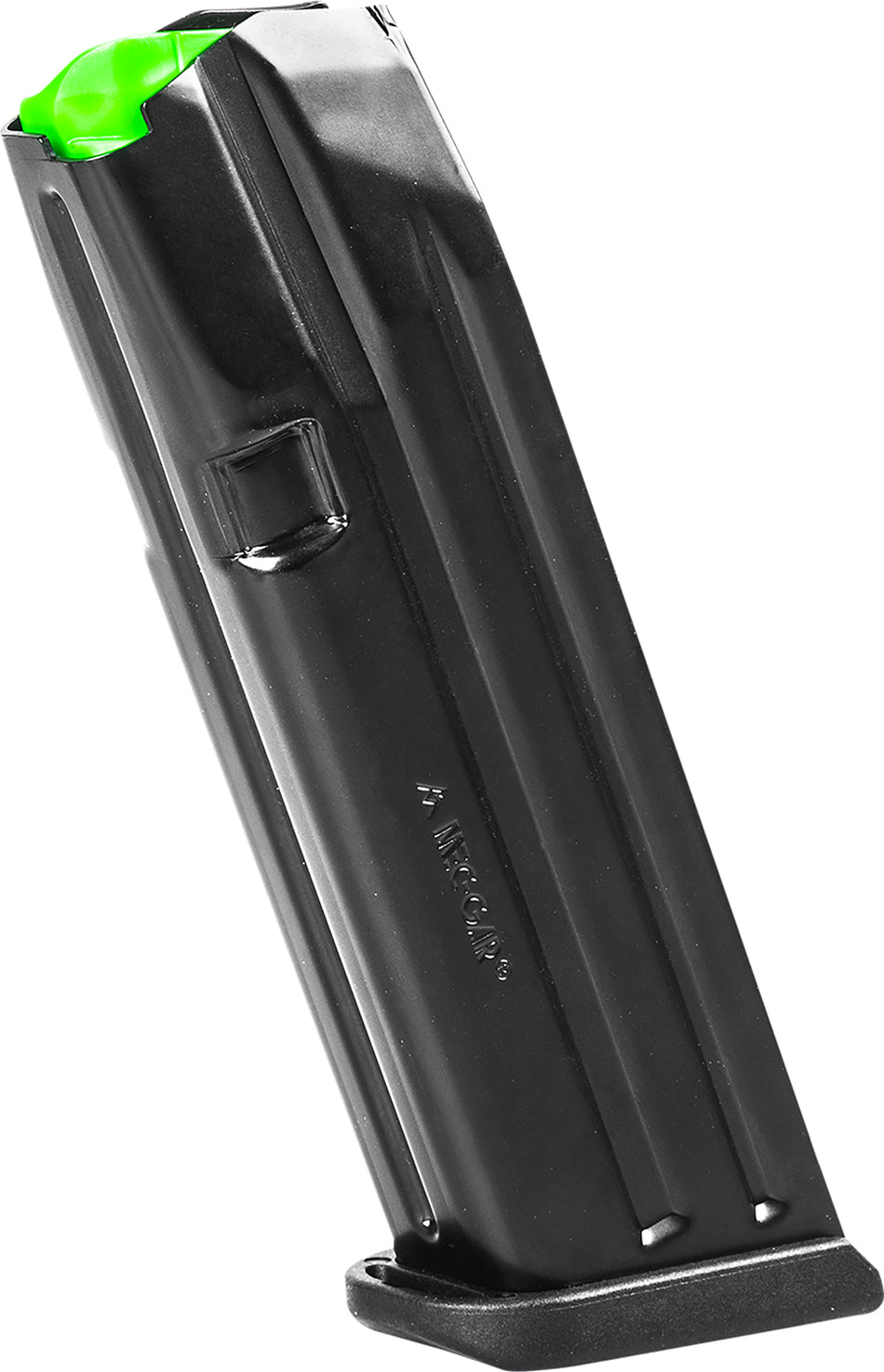 Mec-Gar MGG171800A 9mm Luger 18rd Black Polymer Steel Magazine for Glock 17