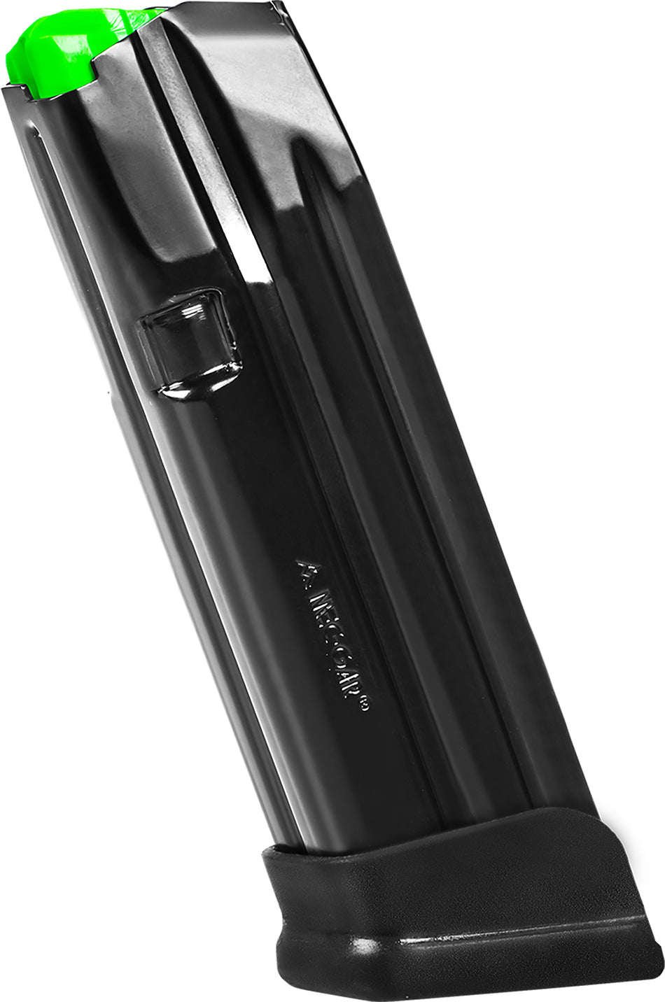 Mec-Gar MGG191800A 9mm Luger 18rd Black Polymer Steel Magazine for Glock 19