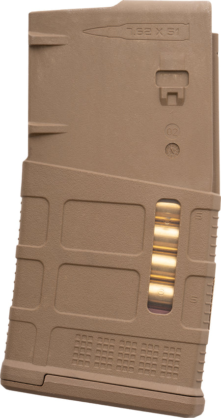 Magpul MAG1429MCT PMAG GEN M3 AR-10/M110/SR25 .308/7.62x51mm 20-Round Flat Dark Earth Rifle Magazine