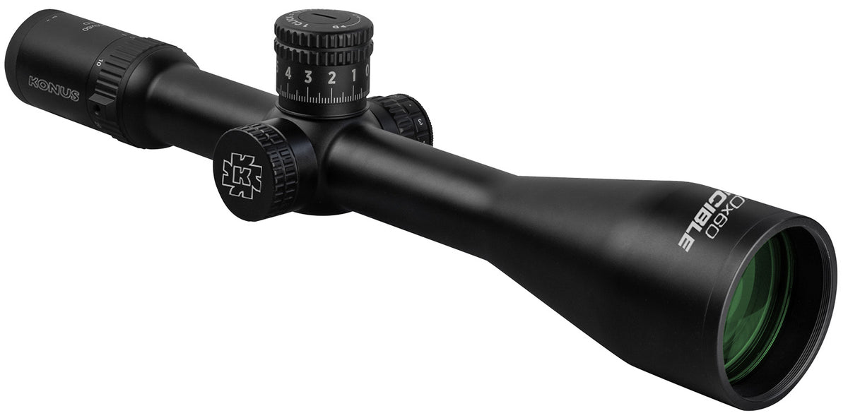 Konus Invincible 5-50x60 34mm Tube Fine Crosshair w/ Illuminated Center Dot Scope 7177