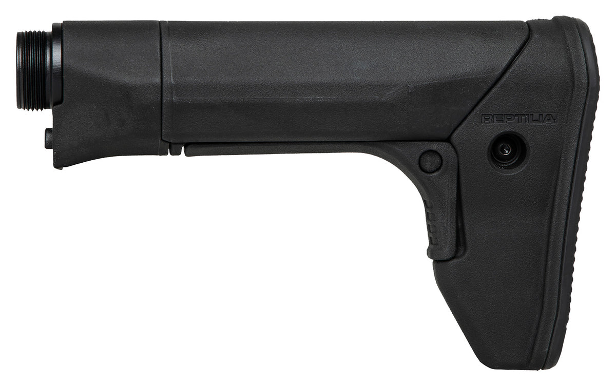 Reptilia RECCE E Carbine Stock 100141 Glass-Filled Nylon Black for AR-15/M4/SR-15