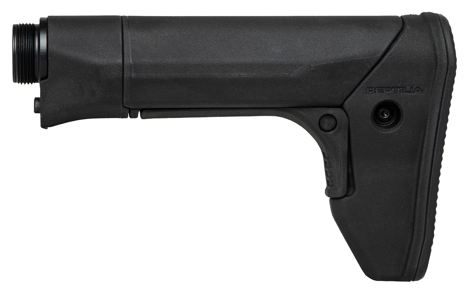 Reptilia RECCE E Carbine Stock 100141 Glass-Filled Nylon Black for AR-15/M4/SR-15
