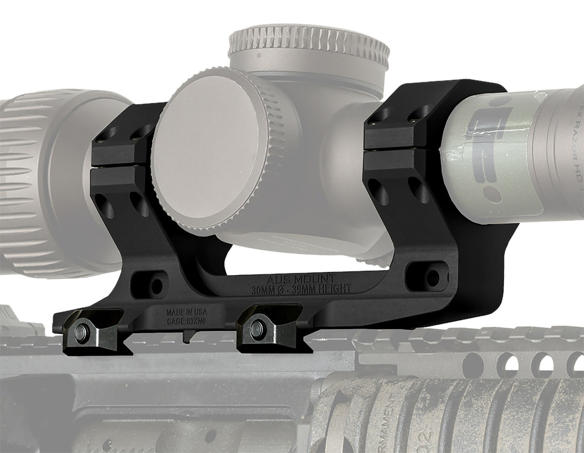 Reptilia 100116 30mm AUS Optic Mount Black Anodized 1913 Picatinny Rail Mount