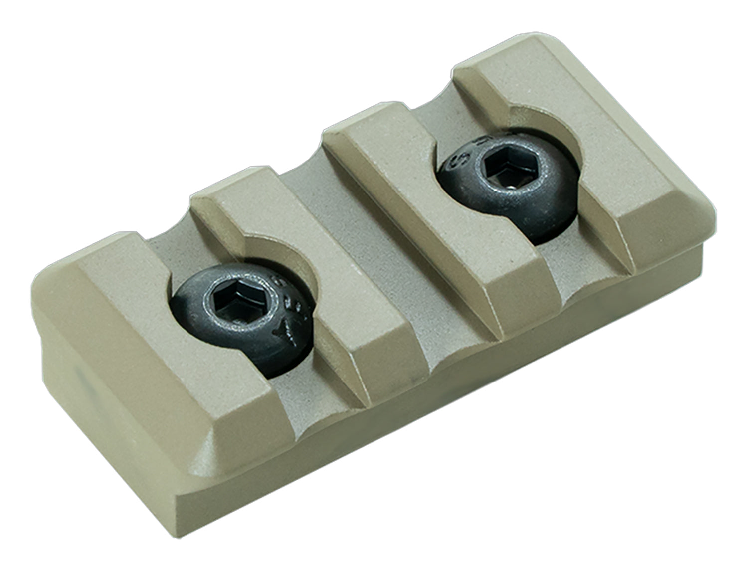 Timber Creek Outdoors M3SPRFDE 3-Slot M-LOK Picatinny Rail FDE Aluminum AR-Platform
