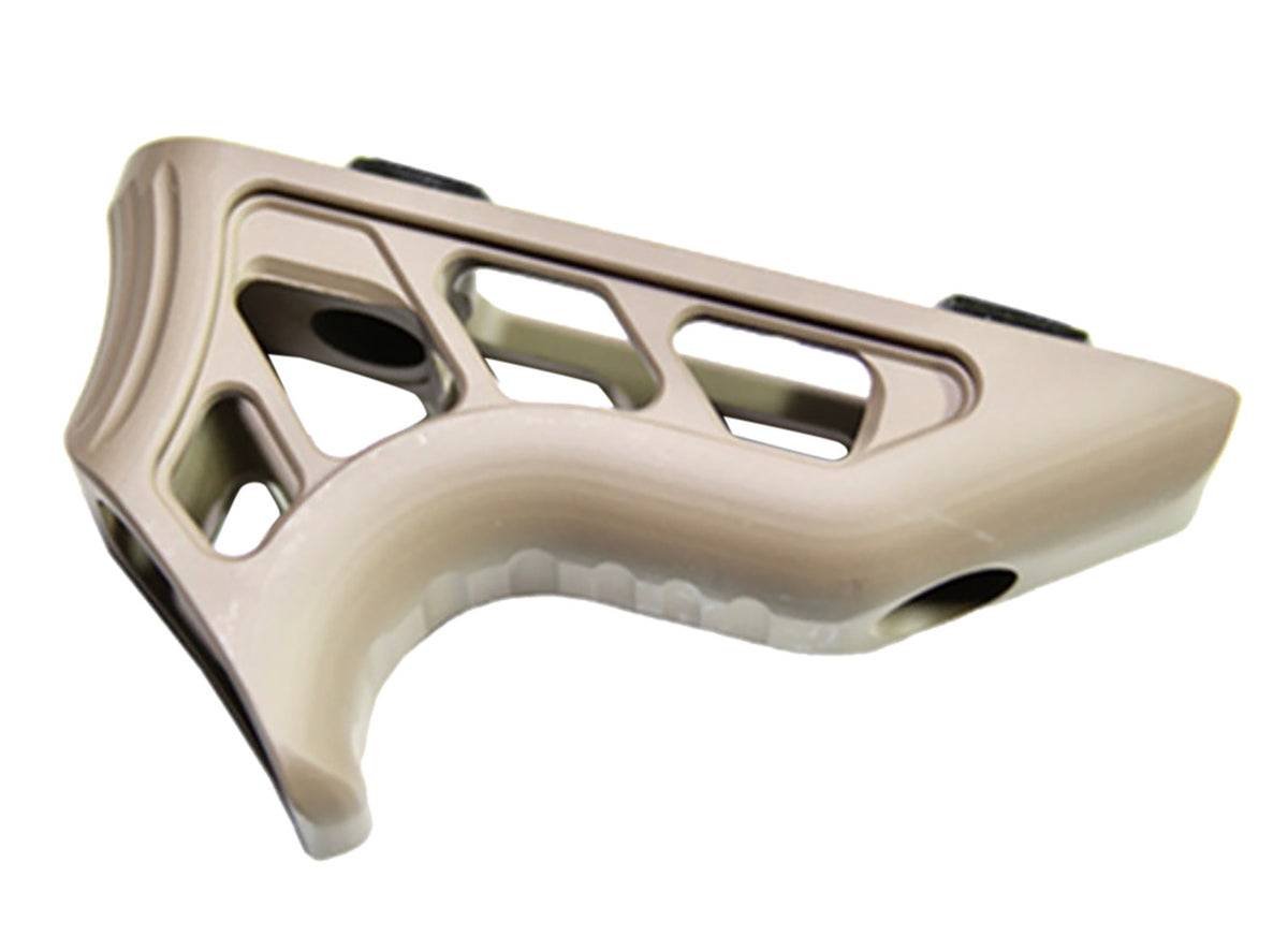 Timber Creek Outdoors MEMAFGFDE KeyMod Mini Angled Foregrip Hand Stop FDE