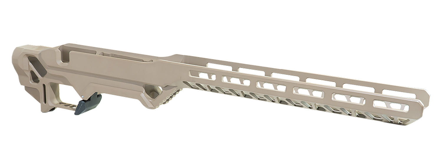 Timber Creek Outdoors ERCR7SAFDE FDE Aluminum Enforcer Chassis for Rem700 Short Action