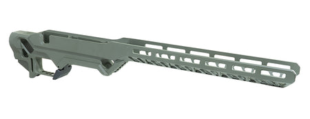 Timber Creek Outdoors ERCR7SAOD OD Green Aluminum Enforcer Chassis for Rem700 Short Action