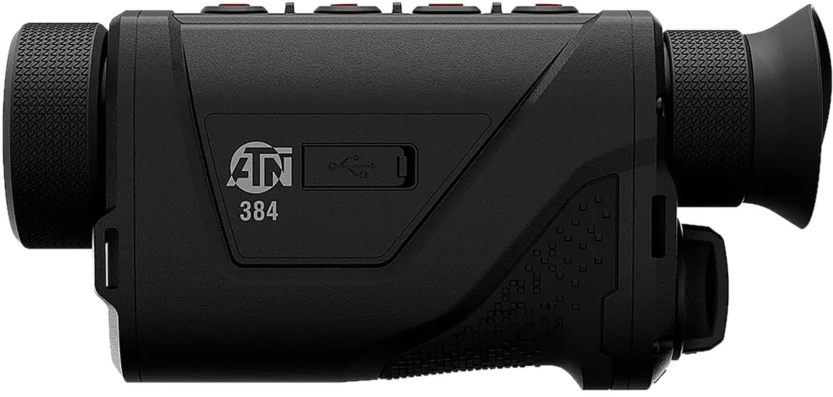 ATN BlazeHunter Thermal Monocular 4-32x 384x288 Black with Integrated Laser Rangefinder