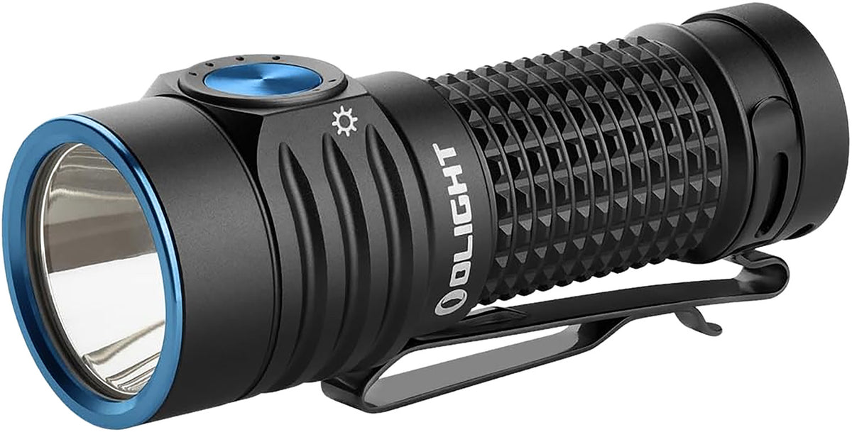 Olight Baton Turbo Black EDC Flashlight 1,000 Lumens White LED with 510 Meter Throw
