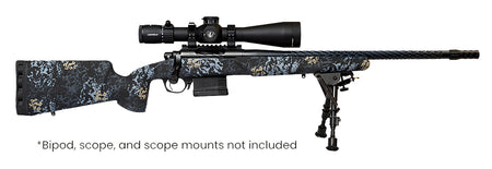 Horizon Firearms RF017S392214T19 Vandal Prime 7MM PRC 22" Black Spiral Fluted Threaded Barrel, Drilled & Tapped Receiver, Textured Iota EKO Carbon Fiber Stock
