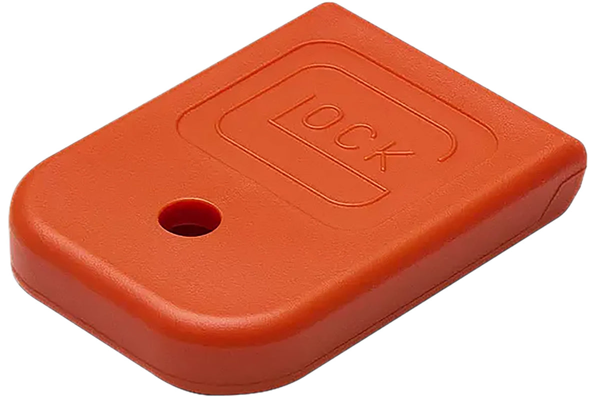 Glock Magazine Floor Plate Fits G17/G19/G19X/G22/G23/G24/G26 Orange Polymer