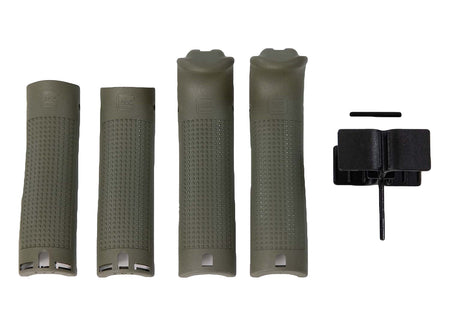 Glock OEM 39841 Backstrap Beavertail Set Polymer Battlefield Green