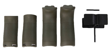 Glock OEM 39844 Backstrap Beavertail Set Polymer Battlefield Green
