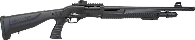 IVER JOHN 12GA PMP 18" BLK 2PC SHTG