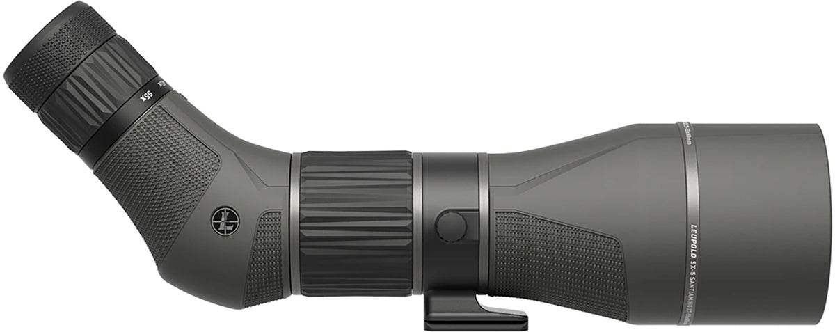 Leupold SX-5 Santiam HD Spotting Scope 27-55x 80mm Angled Body Black 185605