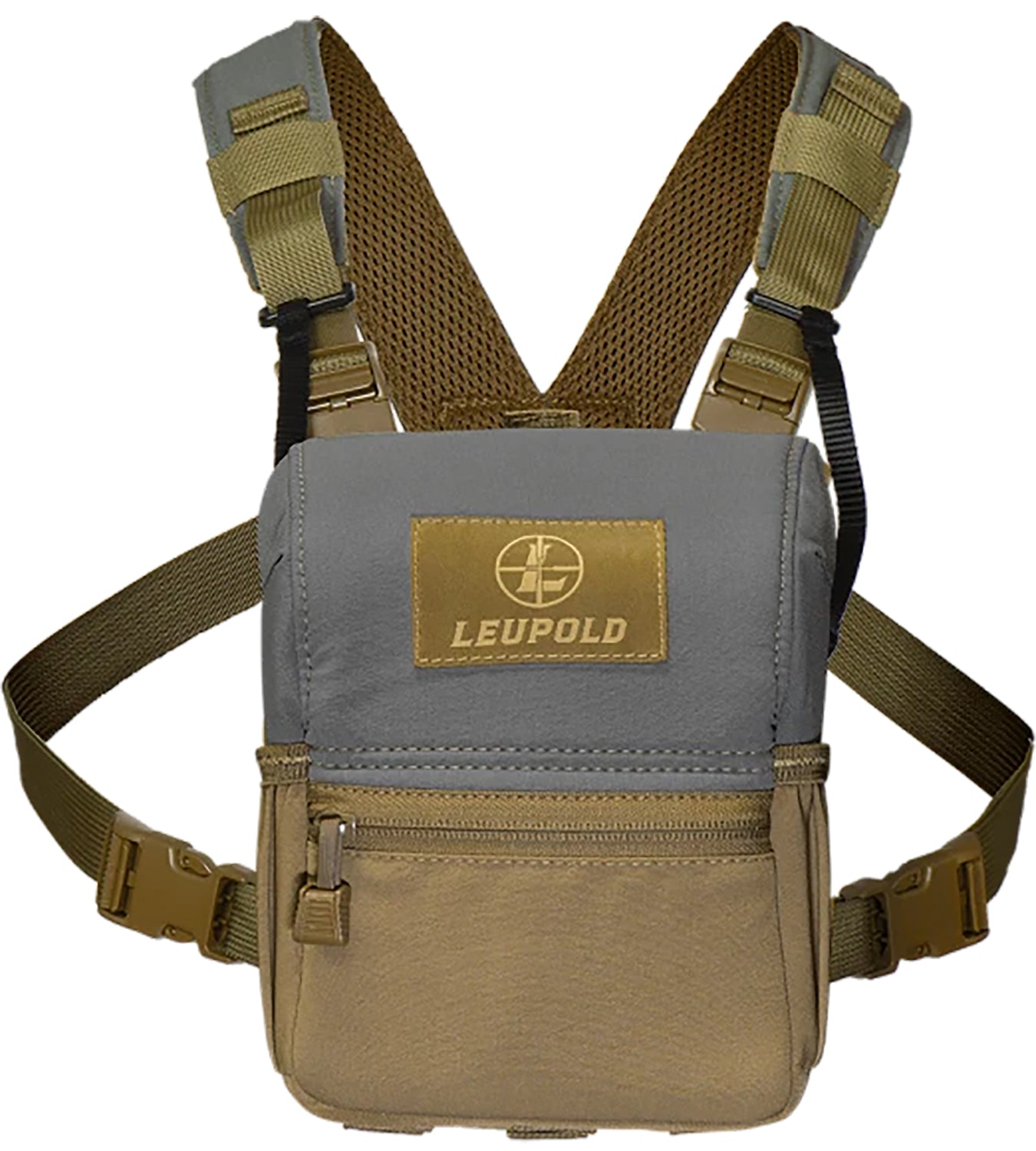 Leupold 185628 Wearable Enclosed Binocular Protection Harness Magnetic Tan/Gray