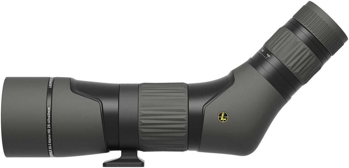 Leupold SX-2 Alpine HD Spotting Scope 20-60x 60mm Angled Body Black 185683