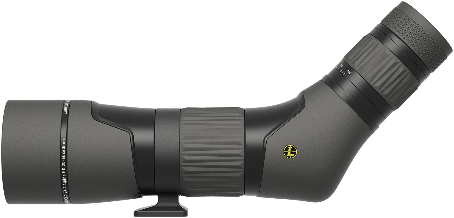 Leupold SX-2 Alpine HD Spotting Scope 20-60x 60mm Angled Body Black 185683