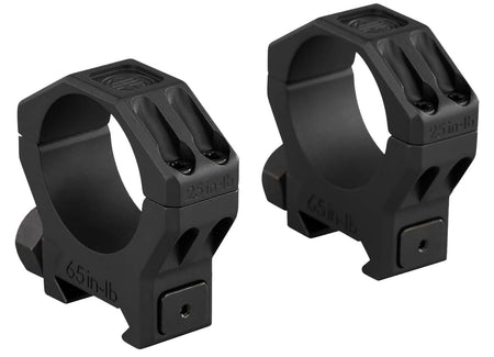 Sig Sauer Alpha 6 Riflescope Ring Set 30mm Low Black Stainless Steel Finish