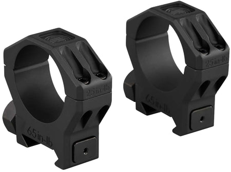 Sig Sauer Alpha 6 Riflescope Ring Set 30mm High Black Stainless Steel Finish