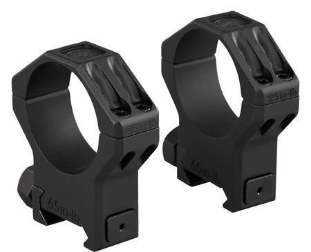 Sig Sauer Alpha 6 Riflescope Ring Set 34mm High Black Stainless Steel Finish