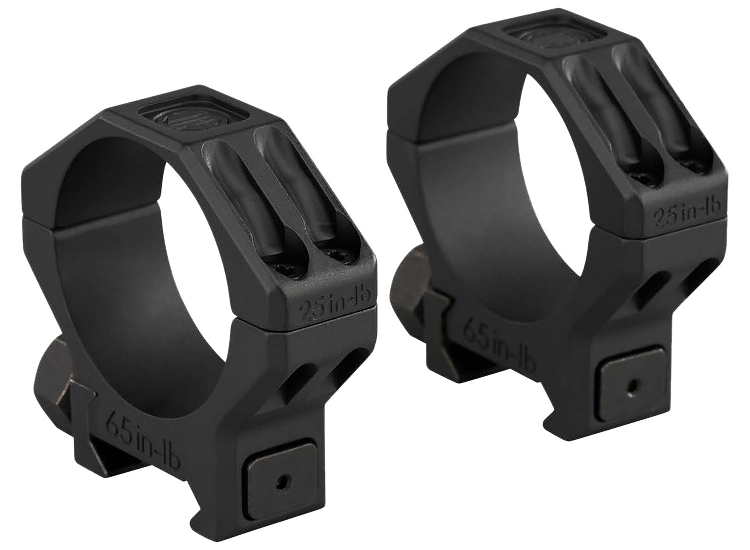 Sig Sauer Alpha 6 Riflescope Ring Set 35mm High Black Stainless Steel Finish