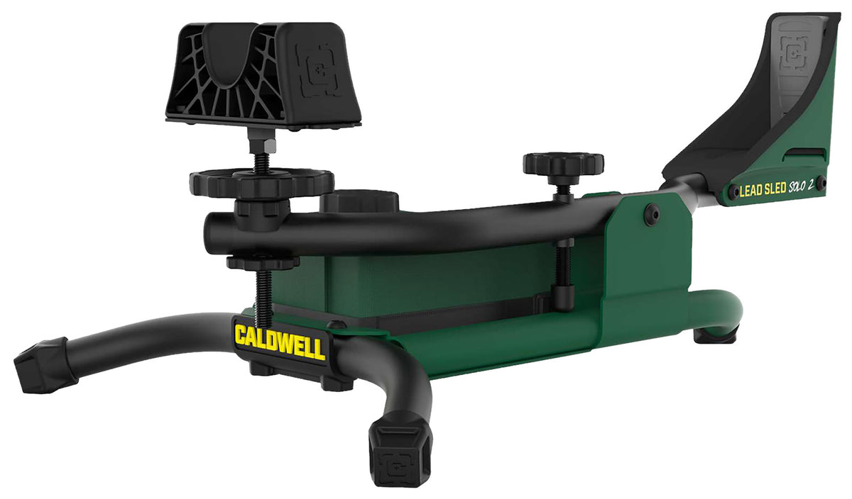 Caldwell Lead Sled Solo 2 Black/Green Shooting Rest for Rifles and Shotguns 1232952