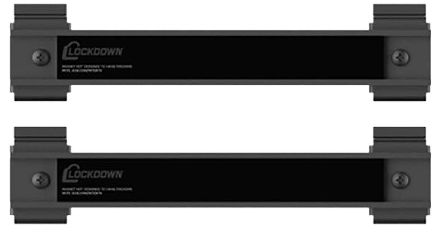 Lockdown 1215349 Securewall Magnetic Tool Hanger 8" Black 2 Pack