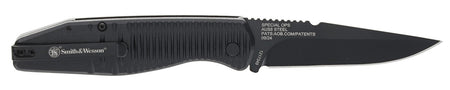 S&W 1215357 Special Ops Full Size 3.40" Folding Knife Drop Point AUS-8A Stainless Steel Blade Aluminum Handle