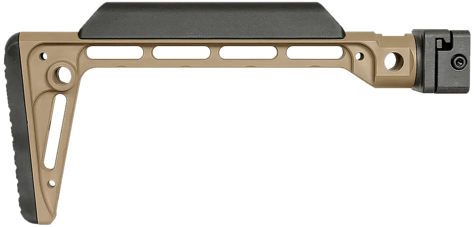 Midwest Industries FDE Minimalistic Side-Folding Stock 6061 Aluminum with QD Sling Attachments