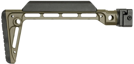 Midwest Industries Minimalistic Side-Folding Stock OD Green 6061 Aluminum with QD Sling Attachments