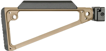 Midwest Industries Triangle Side Folding Stock FDE 6061 Aluminum with QD Sling Attachments