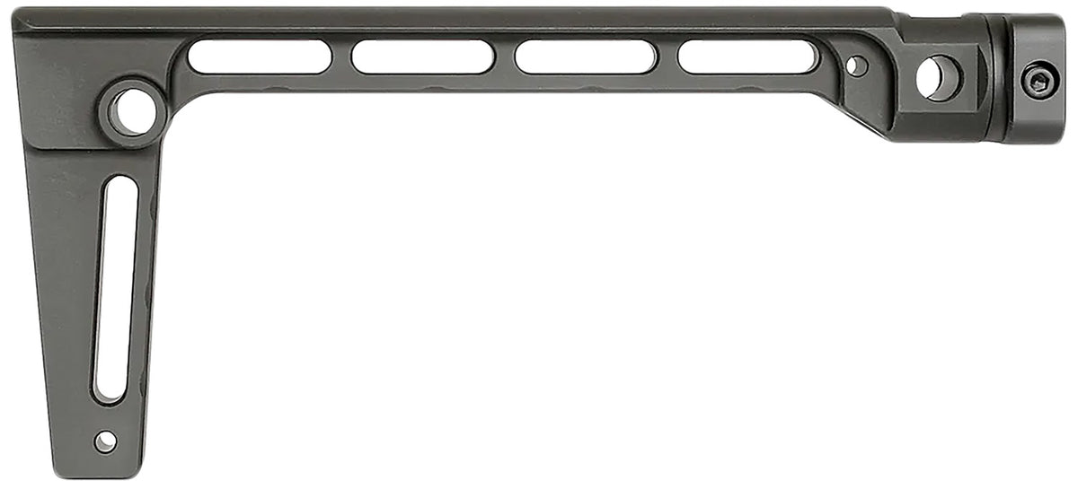 Midwest Industries Black Fixed Arm Brace 6061 Aluminum 5 QD Sling Attachments Velcro Strap