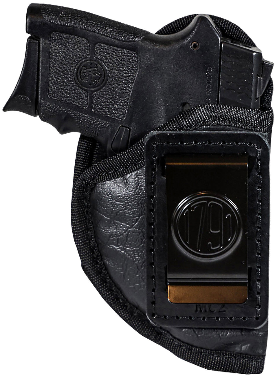 1791 Gunleather EcoCarry Right Hand IWB Small Black Holster Concealment Carry