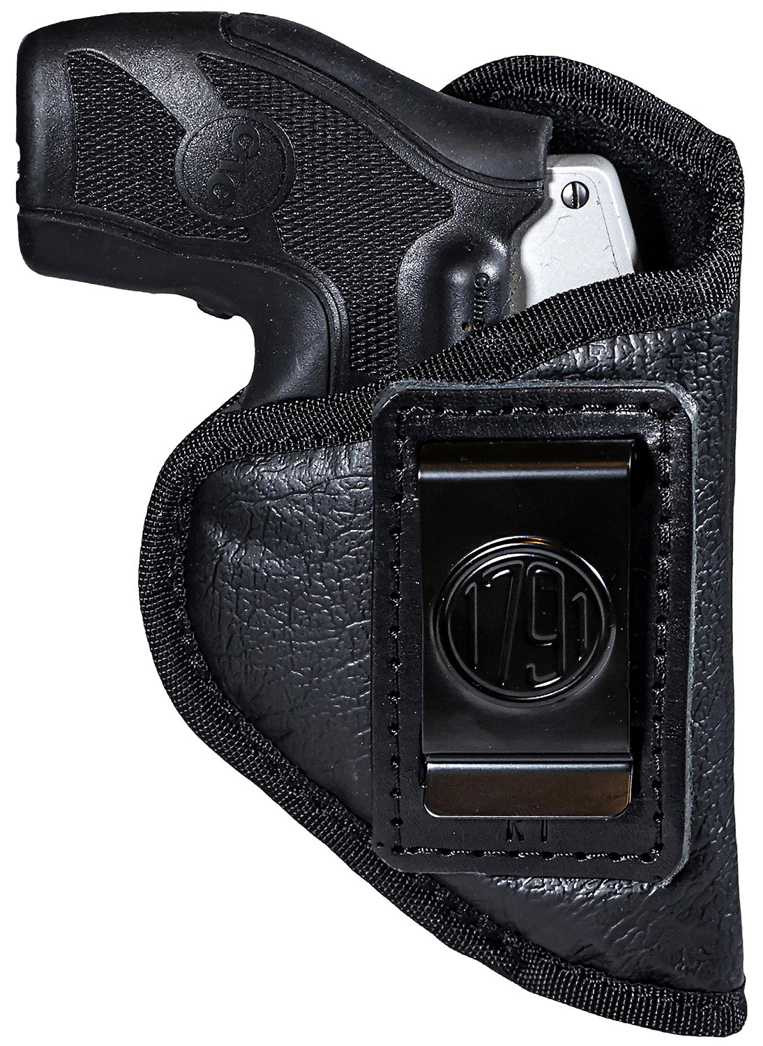 1791 Gunleather ECOR1 EcoCarry IWB Small Holster Right Hand Black Leather