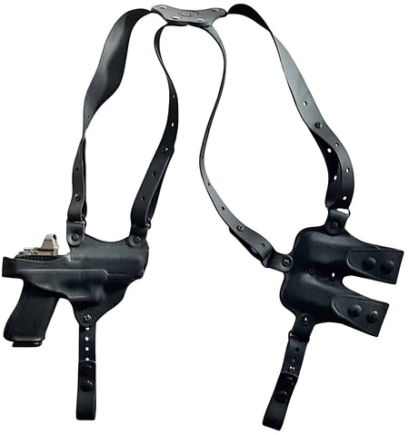 1791 Gunleather NSS2.4 Shoulder Holster Optic Ready Horizontal Black Sig P320 Right Hand