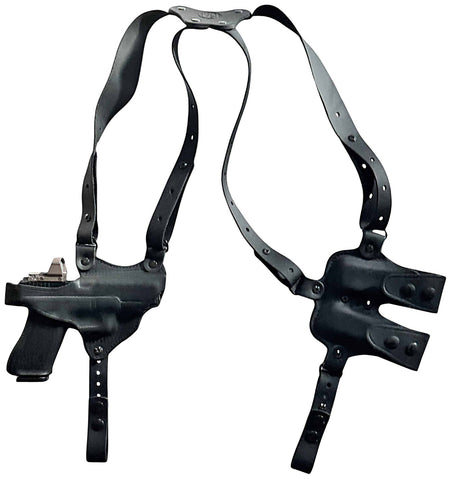 1791 Gunleather NSS1 Shoulder Holster Optic Ready Horizontal Black 1911 Right Hand